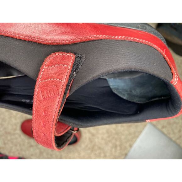 Drew Red Black Mary Jane Leather Orthopedic Comfort Shoes Size 11 M - Picture 5 of 10